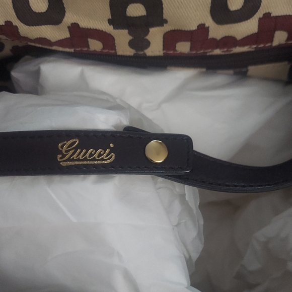 Gucci Chocolate Brown Leather Shoulder Bag with Gold-Tone Hardware - Picture 8 of 14